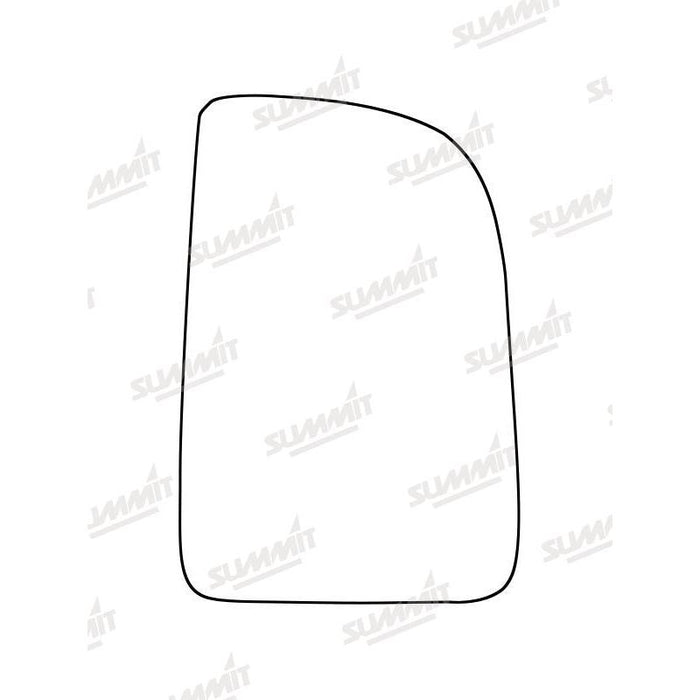 Summit Heated Base Plate With Commercial Mirror Glass fits Mercedes Sprinter 18 on RHS (Suitable for short arm mirrors) - Summit Shop