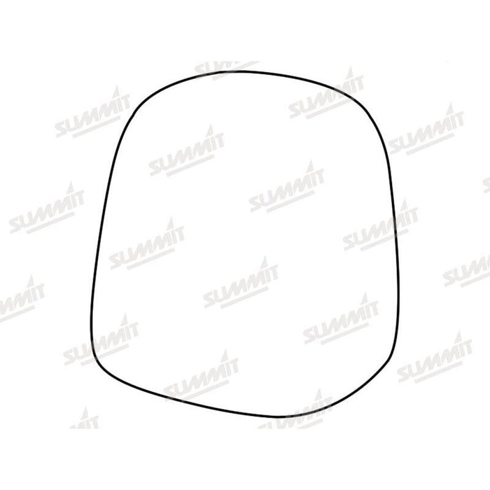 Summit Stick-On Standard Mirror Glass fits Toyota Landcruiser 09 to 15 RHS - Summit Shop