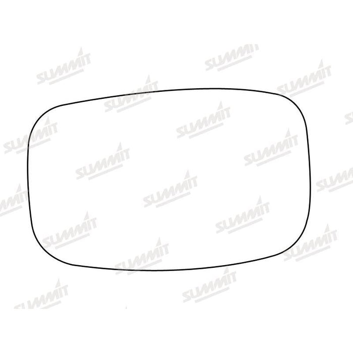 Summit Heated Base Plate With Standard Mirror Glass fits Ford Fiesta 94 to 02, Escort 94 on RHS - Summit Shop
