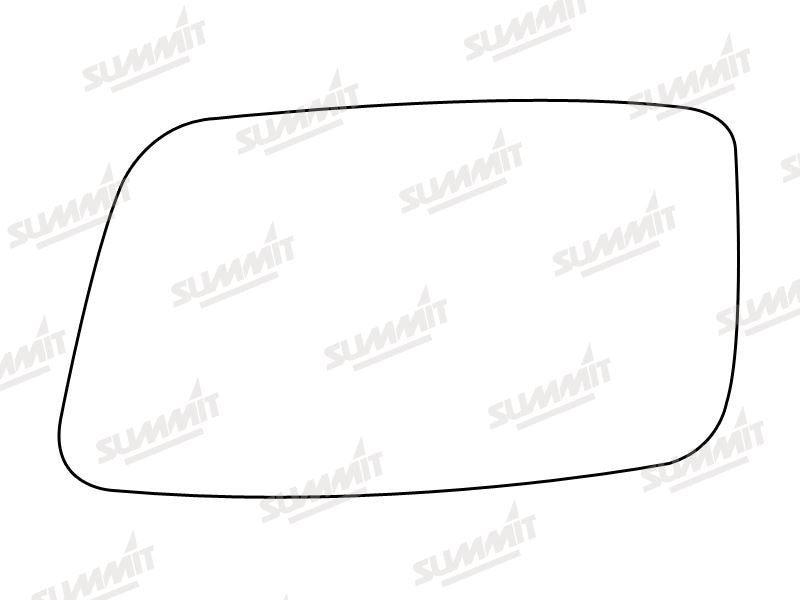 Summit Stick-On Standard Mirror Glass fits Renault 21 LHS - Summit Shop