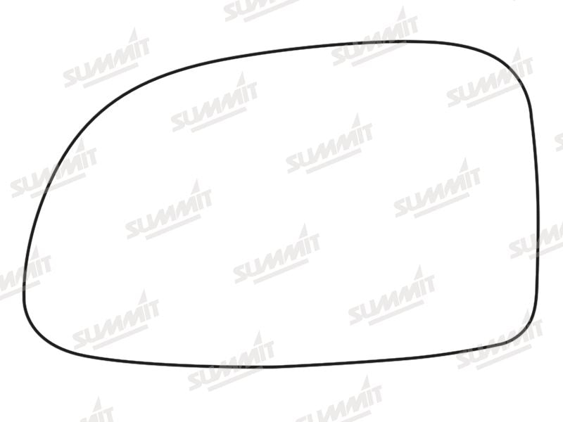 Summit Stick-On Standard Mirror Glass fits Daewoo Tacuma LHS - Summit Shop