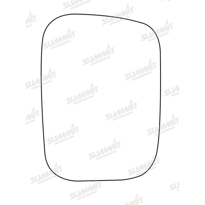 Summit Stick-On Commercial Mirror Glass fits Nissan Urvan 79 to 95 LHS - Summit Shop