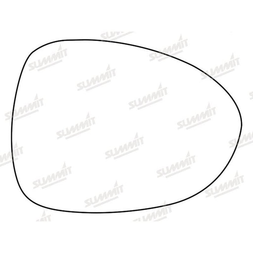 Summit Stick-On Standard Mirror Glass fits Mazda MX-5 10 to 16 RHS - Summit Shop