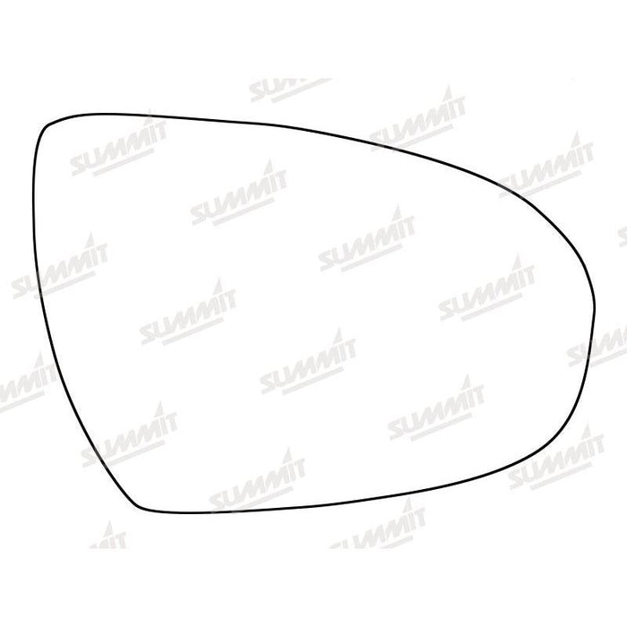 Summit Stick-On Standard Mirror Glass fits Hyundai Tucson 15 on RHS - Summit Shop