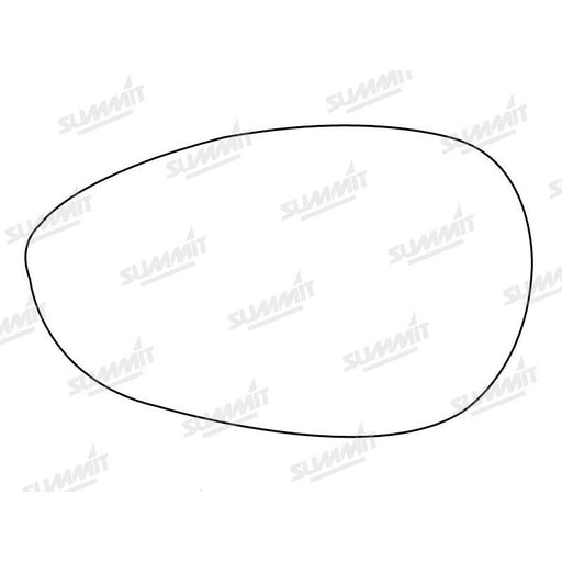 Summit Non-Heated Base Plate With Standard Mirror Glass fits Fiat 500 Punto 05 on LHS - Summit Shop