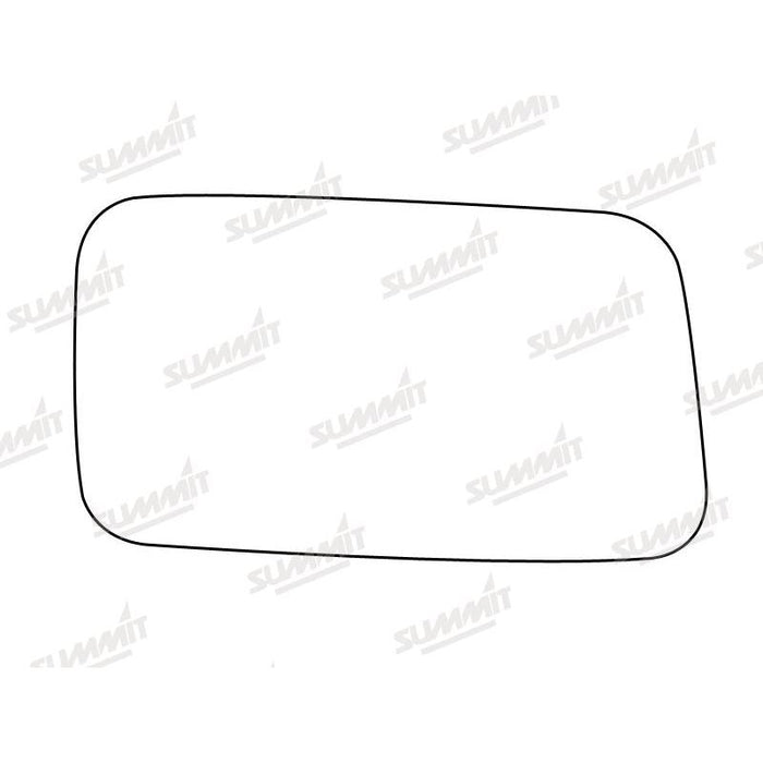 Summit Stick-On Standard Mirror Glass fits Fiat Panda RHS - Summit Shop