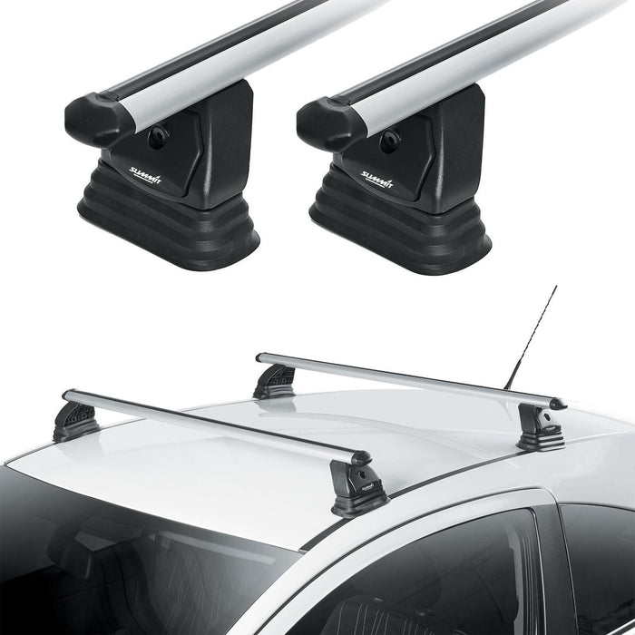 Summit Premium Aluminium Roof Bars fits Skoda Fabia 6Y 1999-2007 Hatchback 5-dr with Fixed Point - Summit Shop