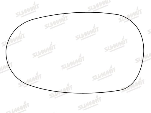Summit Stick-On Standard Mirror Glass fits Jaguar X Type RHS LHS - Summit Shop