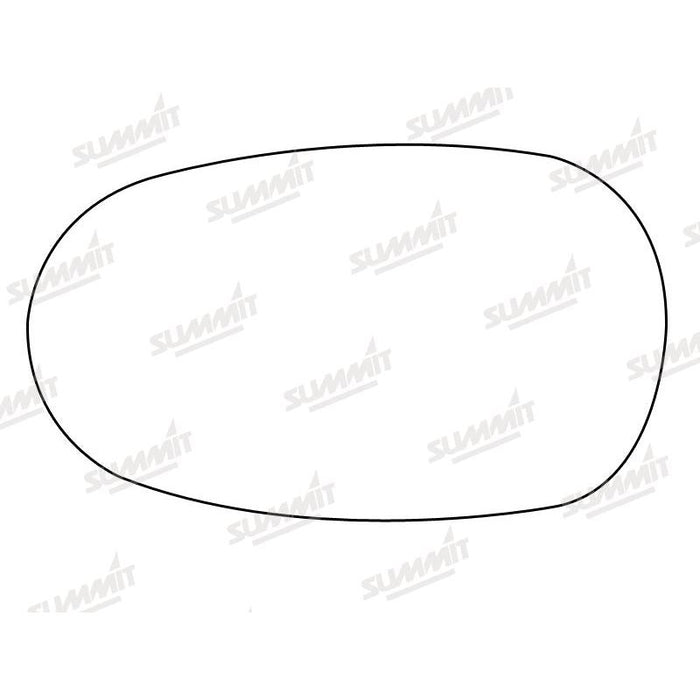 Summit Stick-On Standard Mirror Glass fits Jaguar X Type RHS LHS - Summit Shop