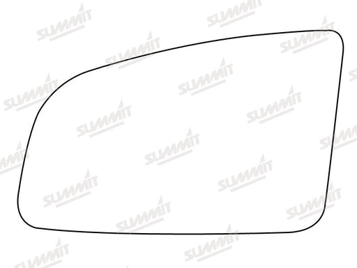 Summit Stick-On Standard Mirror Glass fits Vauxhall Omega LHS - Summit Shop