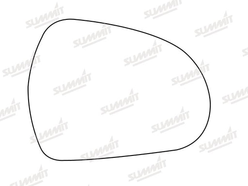 Summit Heated Base Plate With Standard Mirror Glass fits Peugeot 207, 207cc, 308 RHS - Summit Shop