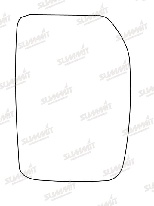 Summit Non-Heated Base Plate With Commercial Mirror Glass fits Ford Transit Mk 6 RHS - Summit Shop