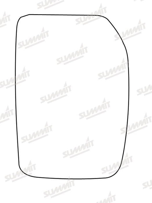 Summit Non-Heated Base Plate With Commercial Mirror Glass fits Ford Transit Mk 6 RHS - Summit Shop
