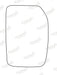 Summit Non-Heated Base Plate With Commercial Mirror Glass fits Ford Transit Mk 6 RHS - Summit Shop
