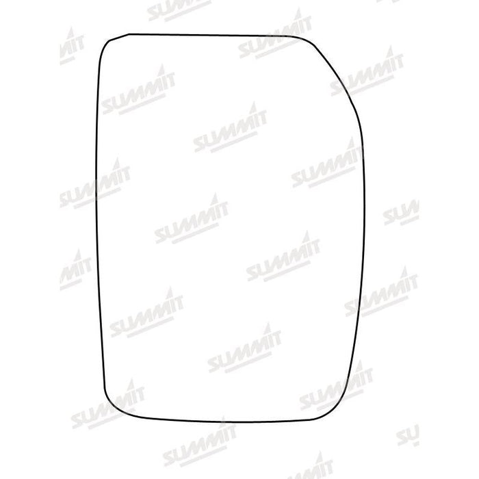 Summit Non-Heated Base Plate With Commercial Mirror Glass fits Ford Transit Mk 6 RHS - Summit Shop