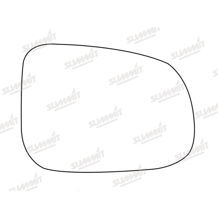 Summit Heated Base Plate With Blind Spot Mirror Glass fits Volvo S60 09 to 15 RHS - Summit Shop