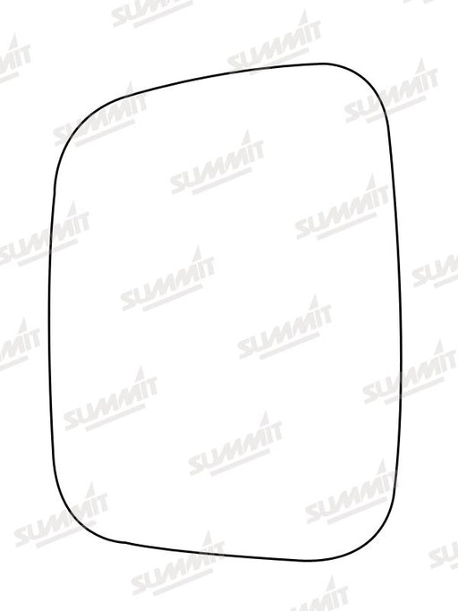 Summit Stick-On Commercial Mirror Glass fits VW Caddy 06 on T5 Caravelle 03 on LHS - Summit Shop