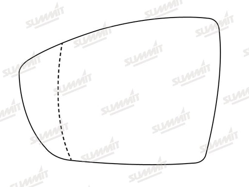 Summit Non-Heated Base Plate With Standard Mirror Glass fits Ford Kuga 08 on LHS - Summit Shop