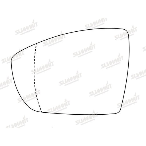 Summit Non-Heated Base Plate With Standard Mirror Glass fits Ford Kuga 08 on LHS - Summit Shop
