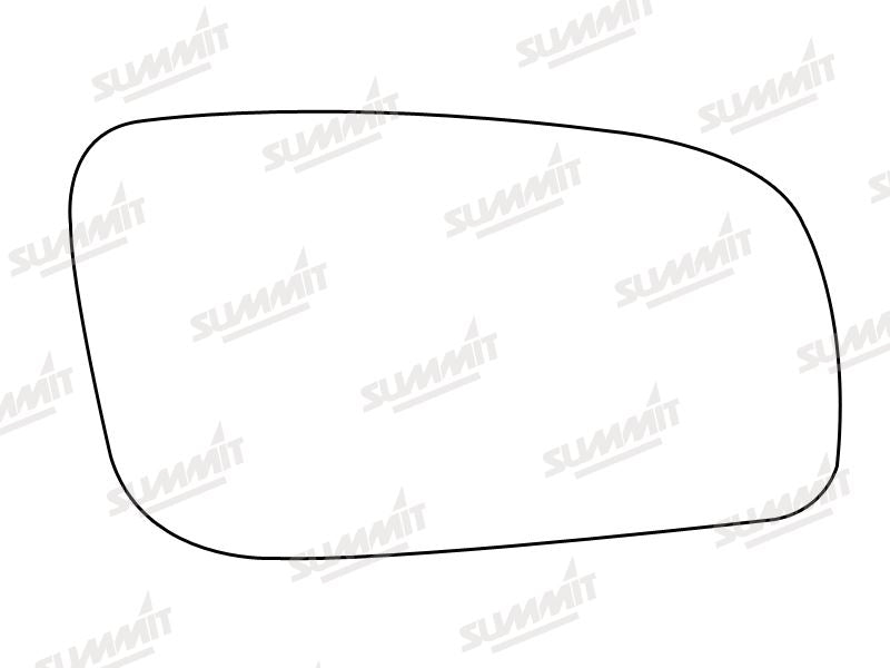 Summit Non-Heated Base Plate With Standard Mirror Glass fits Audi VW RHS - Summit Shop