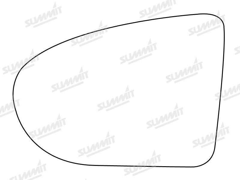 Summit Heated Base Plate With Blind Spot Mirror Nissan Qashqai 08 On LHS - Summit Shop