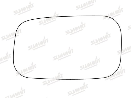 Summit Stick-On Standard Mirror Glass fits Saab 9 - 3- 9 - 5 up to 03 LHS - Summit Shop