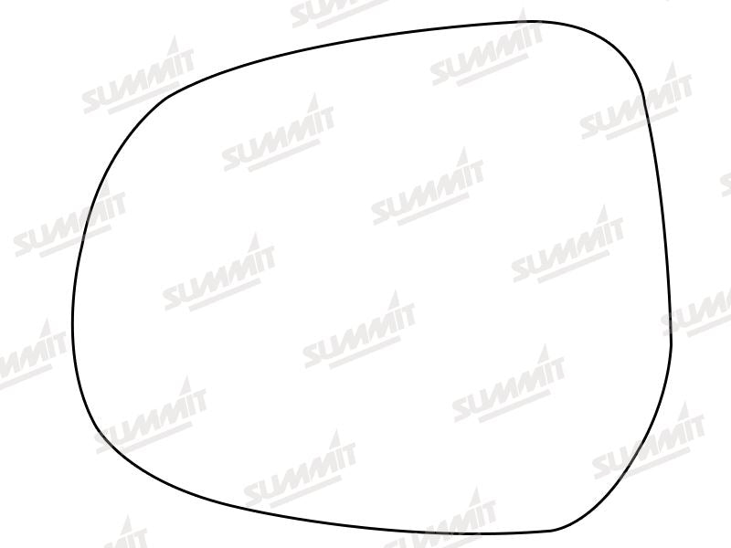Summit Heated Base Plate With Standard Mirror Glass fits Vauxhall Agila 08 on Suzuki Splash 08 on LHS - Summit Shop