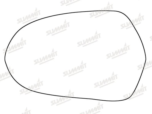 Summit Heated Backing Plate with Standard Glass fits Audi A6 12 On LHS - Summit Shop