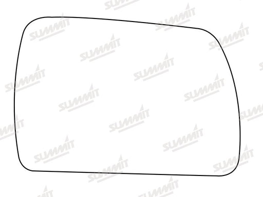 Summit Stick-On Aspheric Mirror Glass fits BMW X3 03 to 10 RHS - Summit Shop