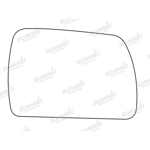 Summit Stick-On Aspheric Mirror Glass fits BMW X3 03 to 10 RHS - Summit Shop