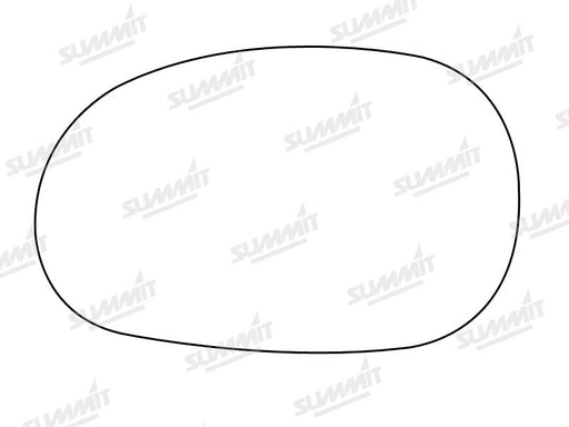 Summit Stick-On Standard Mirror Glass fits Renault Laguna LHS - Summit Shop