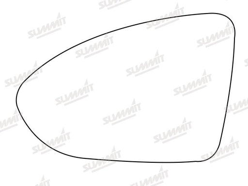 Summit Heated Base Plate With Blind Spot Mirror Glass fits VW Golf Mk 7 12 on LHS - Summit Shop