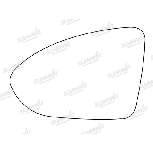 Summit Heated Base Plate With Blind Spot Mirror Glass fits VW Golf Mk 7 12 on LHS - Summit Shop