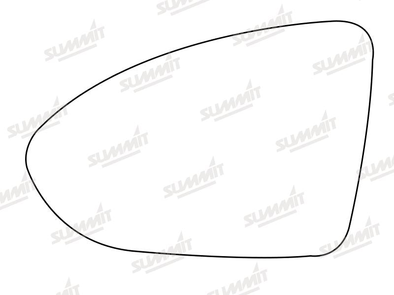 Summit Heated Base Plate With Blind Spot Mirror Glass fits VW Golf Mk 7 12 on LHS - Summit Shop