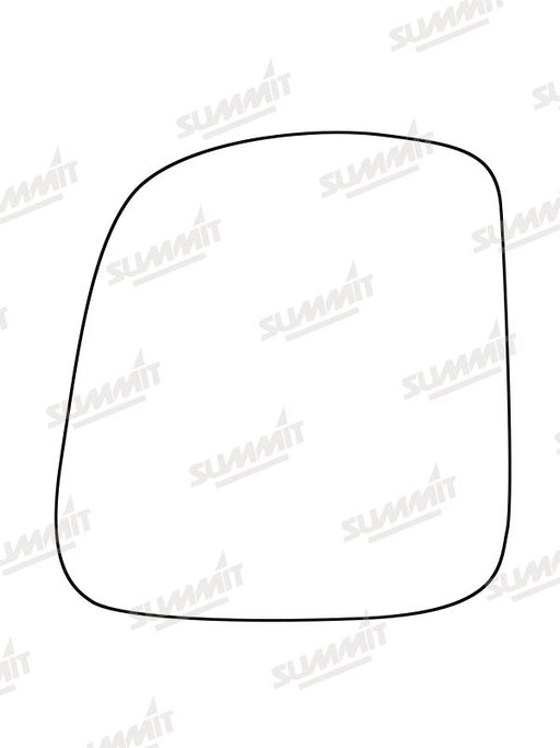 Summit Stick-On Commercial Mirror Glass fits VW Caddy 06 on / T5 Caravelle 03 on RHS - Summit Shop