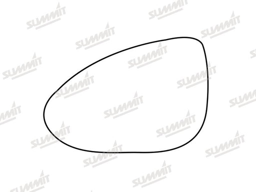 Summit Stick-On Standard Mirror Glass fits Chevrolet Aveo 12 to 17 LHS - Summit Shop