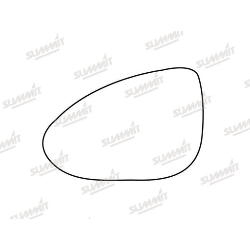 Summit Stick-On Standard Mirror Glass fits Chevrolet Aveo 12 to 17 LHS - Summit Shop