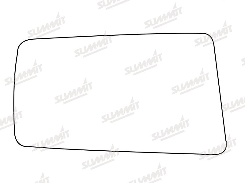 Summit Stick-On Standard Mirror Glass fits Daihatsu Charade RHS - Summit Shop