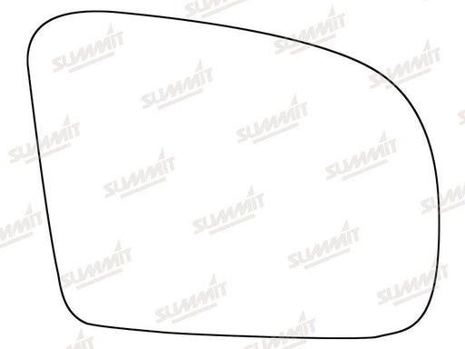 Summit Stick-On Standard Mirror Glass fits Mercedes M Class 08 to 15 RHS - Summit Shop