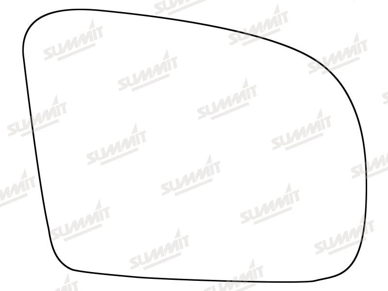 Summit Stick-On Standard Mirror Glass fits Mercedes M Class 08 to 15 RHS - Summit Shop