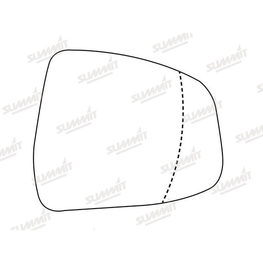 Summit Heated Base Plate With Blind Spot Mirror Glass fits Ford Focus 08 on Mondeo 07 on RHS - Summit Shop