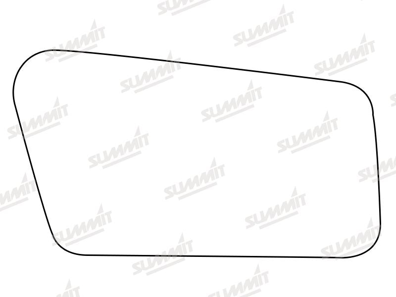 Summit Stick-On Standard Mirror Glass fits Hyundai Pony RHS - Summit Shop
