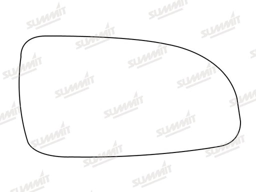 Summit Heated Base Plate With Standard Mirror Glass fits Vauxhall Astra 04 RHS - Summit Shop