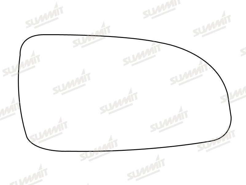 Summit Heated Base Plate With Standard Mirror Glass fits Vauxhall Astra 04 RHS - Summit Shop
