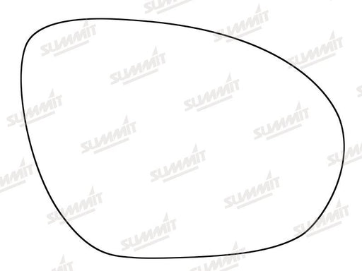 Summit Stick-On Standard Mirror Glass fits Nissan Juke 10 on RHS - Summit Shop