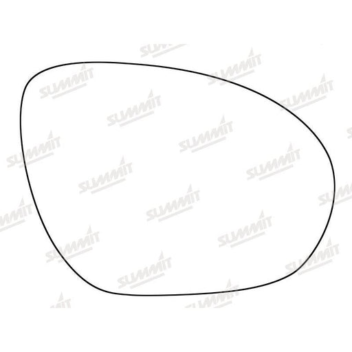 Summit Stick-On Standard Mirror Glass fits Nissan Juke 10 on RHS - Summit Shop
