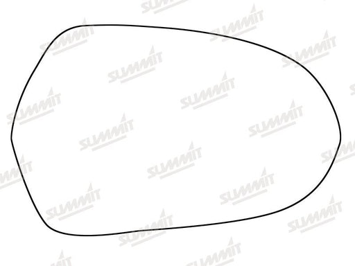Summit Heated Backing Plate with Standard Glass fits Audi A6 12 On RHS - Summit Shop