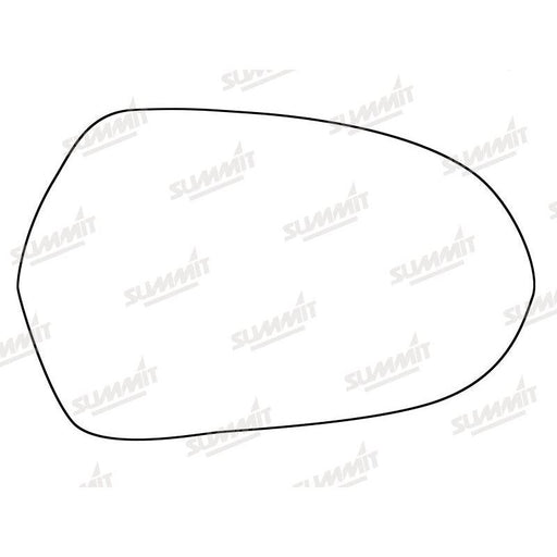 Summit Heated Backing Plate with Standard Glass fits Audi A6 12 On RHS - Summit Shop