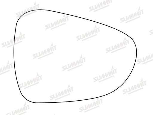 Summit Stick-On Standard Mirror Glass fits Citroen C5 08 on RHS - Summit Shop