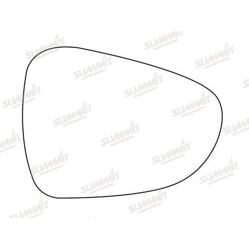 Summit Stick-On Standard Mirror Glass fits Citroen C5 08 on RHS - Summit Shop